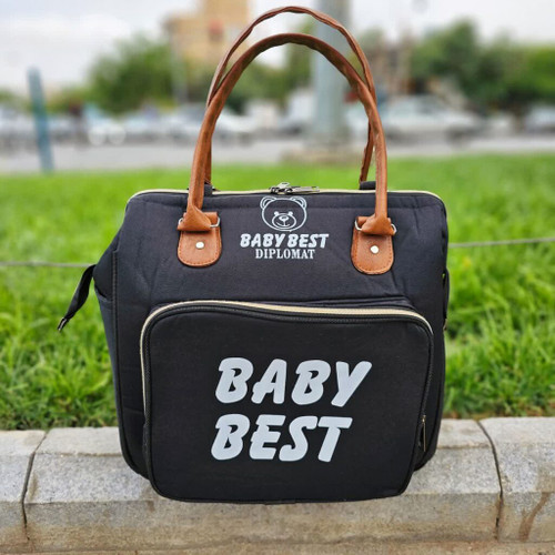 کیف لوازم نوزادیBaby Best طرح دار – سه کاره شیک