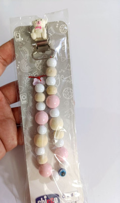 زنجیر پستونک چیکو نی نی طرح خرس به همراه چشم نظر